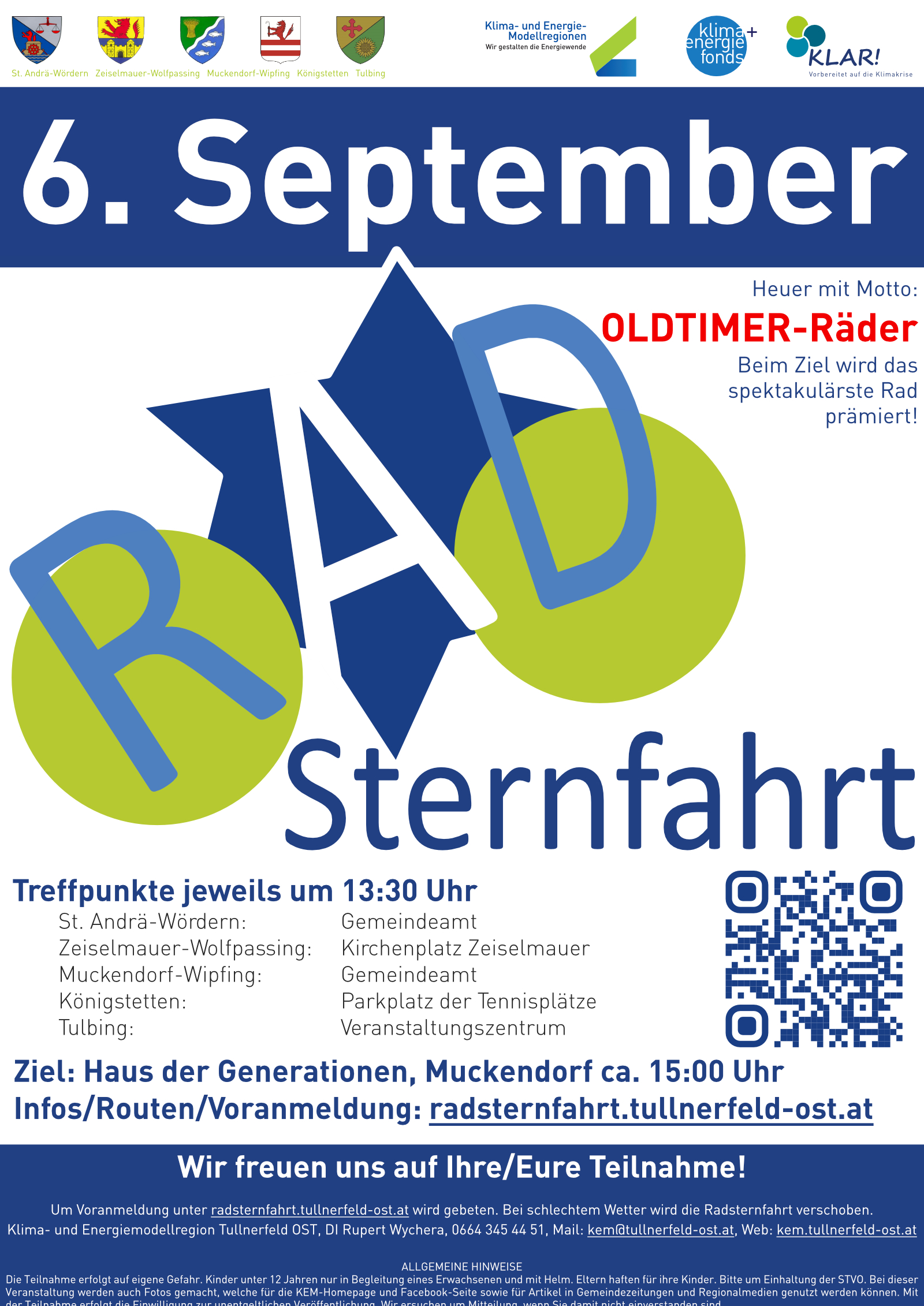 Radsternfahrt Sujets 2026 status